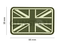 Small Great Britain Flag Rubber Patch 1
