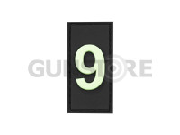 9 Team Member Rubber Patch Glow in the Dark