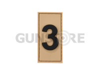 3 Team Member Rubber Patch Desert