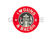 Guns and Bacon Rubber Patch 0