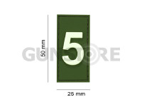 5 Team Member Rubber Patch Forest GID 1
