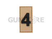 4 Team Member Rubber Patch Desert 0
