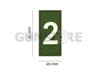 2 Team Member Rubber Patch Forest GID 1