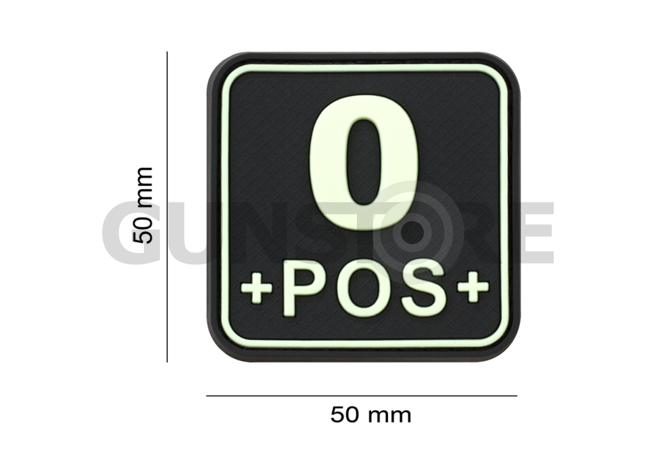 Bloodtype Square Rubber Patch 0 Pos 1