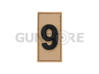 9 Team Member Rubber Patch Desert 0