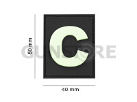 C Team Member Rubber Patch Glow in the Dark 1