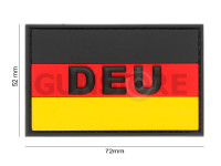 German Flag Rubber Patch 3