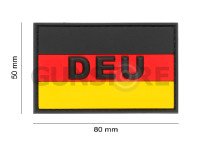 German Flag Rubber Patch 1