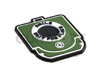 Smile and Wait Rubber Patch 1