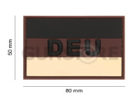 German Flag Rubber Patch 1