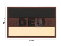 German Flag Rubber Patch 3