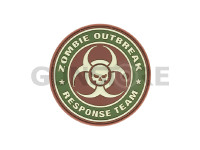 Zombie Outbreak Rubber Patch