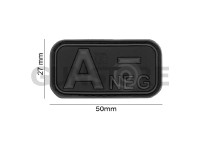 Bloodtype Rubber Patch A Neg 3