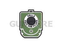 Smile and Wait Rubber Patch