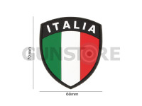 Italia Flag Rubber Patch 3