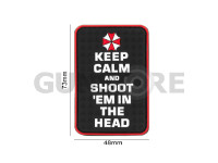 Keep Calm and Shoot Rubber Patch 3
