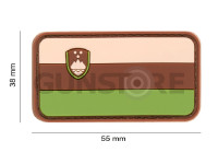 Slovenia Flag Rubber Patch 1