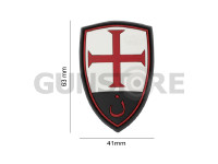 Crusader Shield Rubber Patch 3
