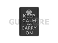 Keep Calm Rubber Patch 0