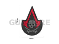 Assassin Skull Rubber Patch 4