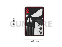 Punisher Ace of Spades Rubber Patch 1