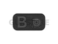 Bloodtype Rubber Patch B Neg 0