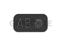 Bloodtype Rubber Patch AB Neg 0