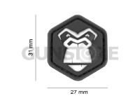 Gorilla Cat Eye Rubber Patch 1