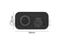Bloodtype Rubber Patch 0 Neg 3