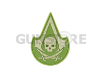 Assassin Skull Rubber Patch 0