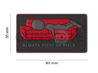 Always First on Couch Rubber Patch 1