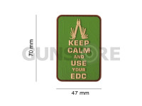 Keep Calm EDC Rubber Patch 1