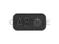 Bloodtype Rubber Patch AB Pos