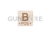 B Pos Bloodgroup Patch