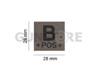 B Pos Bloodgroup Patch 3