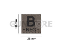 B Neg Bloodgroup Patch 3