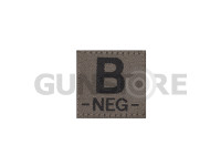 B Neg Bloodgroup Patch