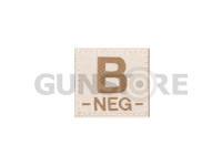 B Neg Bloodgroup Patch