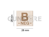B Neg Bloodgroup Patch 3