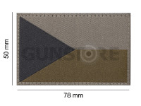 Czech Republic Flag Patch 3