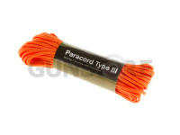 Paracord 550lb Orange 50 feet