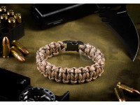 Paracord Bracelet Small Buckle Desert Camo 1