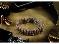 Paracord Bracelet Small Buckle OD Green Camo 1
