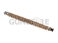 Paracord Bracelet Small Buckle Desert Camo