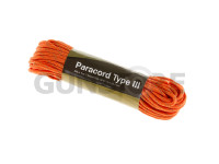 Paracord 550lb Orange Reflective 50 feet 0