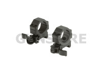 QD 25.4mm CNC Mount Rings Low 0