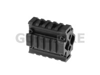 Triple Rail Rifle Barrel Mount 5-Slot 2