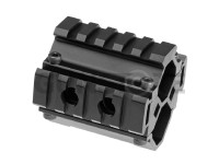 Triple Rail Shotgun Barrel Mount 5-Slot 1