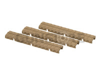 6 Inch Low Profile Wire-Routing Rail Guard 3-Pack