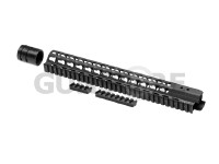 AR-15 12.9 Inch Super Slim Free Float Handguard Ke 2